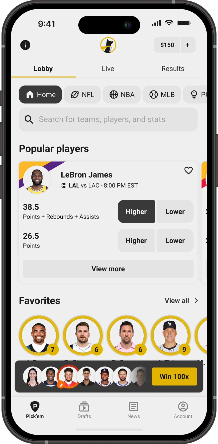 Underdog Fantasy Pick'em and Seasonlong Fantasy for NFL, NBA & more